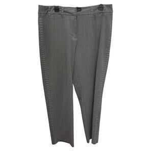 Liz Claiborne Womens Size 16 Audra Stain Resistant Striped Side Career Pants